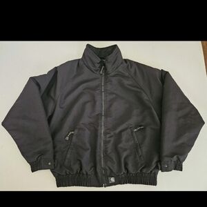 Vintage Carhartt J72 Workshield Squall Jacket - Fleece Lined XL Black Y2K EUC